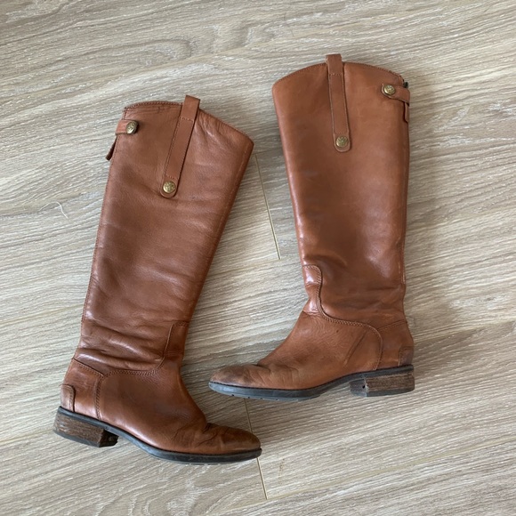 Sam Edelman Tall Leather Boots - Picture 1 of 3